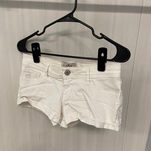 White Hollister Jean Shorts!